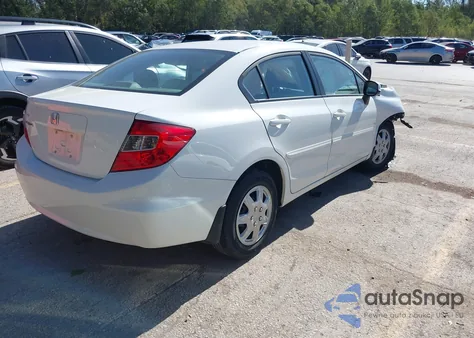 2012 Honda Civic Lx z USA, uszkodzony, nr VIN 19XFB2F53CE007345